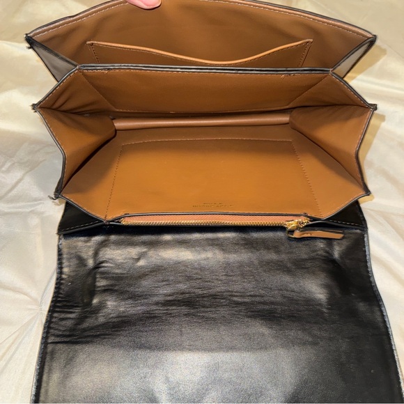 Tory Burch Black Crossbody with Gold Accents - Picture 7 of 9